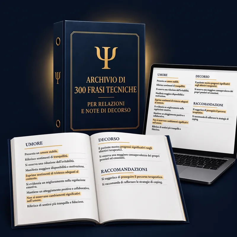 Archivio di frasi tecniche per relazioni
