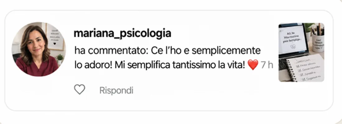 Commento di mariana_psicologia: ce l'ho e lo adoro, mi semplifica tantissimo la vita
